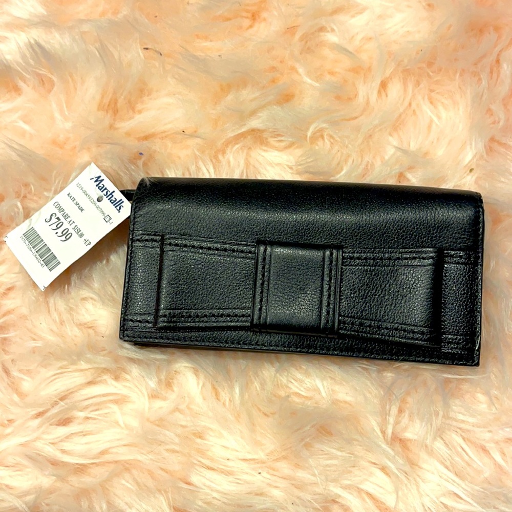 Kate Spade Bow Wallet Black